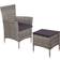 vidaXL 44091 Loungeset, Bord inkl. 1 Stolar