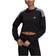 Adidas Women Hyperglam Crop Crew Sweatshirt - Black