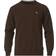 Gant Super Fine Lambswool Crew Neck Sweater - Dark Brown Melange