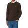 Gant Super Fine Lambswool Crew Neck Sweater - Dark Brown Melange