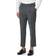 HUGO BOSS Perin Wool Flannel Pleated Trousers - Medium Grey