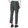 HUGO BOSS Perin Wool Flannel Pleated Trousers - Medium Grey