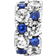 Pandora Sparkling Clip Charm - Silver/Blue/Transparent