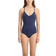 Puma Women's V-Neck Crossback Swimsuit - Navy