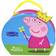 Peppa Pig Gurli Pig Wooden Puzzle for Kids Princess Suitcase 24 Bitar