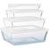 Pyrex Cook & Freeze Oven Dish 4pcs