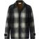 Nudie Jeans Mangan Shadow Check Lumber Jacket - Black/Grey