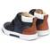 Angulus Sneaker with Adjustable Velcro Straps - Navy Combi