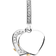 Pandora Two-Tone Happy Anniversary Dangle Charm - Silver/Gold/Transparent