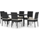 vidaXL 3065696 Essgruppe, 1 Tisch einschl. 6 Stühle