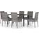 vidaXL 3065696 Essgruppe, 1 Tisch einschl. 6 Stühle