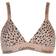 Calvin Klein Modern Cotton Cross Back Triangle Bra - Savannah Cheetah/Honey Almond