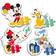 Clementoni Supercolor My First Puzzle Disney Baby 3+6+9+12 Bitar