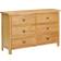 vidaXL Solid Oak Wood Commode 105x73cm