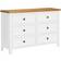 vidaXL Solid Oak Wood Commode 105x73cm