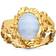 Maanesten Gudinde Ring - Guld/Agat