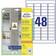 Avery Strongly Adhesive Paper Labels A4