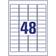 Avery Strongly Adhesive Paper Labels A4