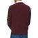 Morris Merino Cable O-Neck Sweater - Wine Red