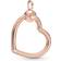 Pandora Moments Heart Charm Pendant - Rose Gold