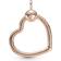 Pandora Moments Heart Charm Pendant - Rose Gold