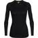 Icebreaker Merino 150 Zone Long Sleeve Crewe Thermal Top Women - Black