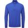 Oscar Jacobson Waldorf Pin Cotton Zip Neck Sweater - Royal Blue