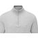 Oscar Jacobson Waldorf Pin Cotton Zip Neck Sweater - Light Grey