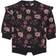 Minymo Floral Sweatshirt - Jet Black