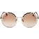 Chloé Unisex Sunglass CH0047S - Oro/Marrón