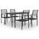 vidaXL 3060257 Juego de comedor de patio, 1 Mesa incl. 4 Sillas