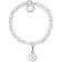 Thomas Sabo Charm Club April Birthstone Charm - Silver/Transparent
