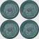 House Doctor Serveur Flat tallrik 24cm 4st