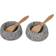 Garden Trading Granite Salt Mill, Pepper Mill 2pcs 3cm