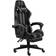 vidaXL Footrest Artificial Leather Gaming Chair - Black