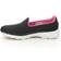 Skechers GOwalk 6 Big Splash W - Black/Hot Pink