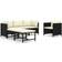 vidaXL 3059783 Loungeset, Bord inkl. 4 Soffor