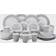 Waterside Herringbone Dinner Set 32pcs