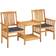 vidaXL 3061298 Caféset, 1 Bord inkl. 2 Stolar