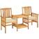 vidaXL 3061298 Caféset, 1 Bord inkl. 2 Stolar