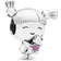 Pandora Little Girl Charm - Silver/Pink