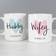 Personalised Hubby & Wifey Mug 2pcs
