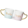 Waterside Wifey And Hubby Mug 32.5cl 2pcs