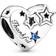 Pandora Thankful Heart & Stars Charm - Silver/Black/Blue