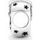 Pandora Thankful Heart & Stars Charm - Silver/Black/Blue