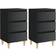 vidaXL Cabinet Bedside Table 35x40cm 2pcs