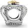 Pandora Two-Tone Regal Crown Charm - Silver/Gold