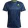 adidas Tennis Freelift Printed Primeblue T-shirt Men - Crew Navy/Acid Yellow/Crew Blue