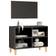 vidaXL Cabinet with Metal Legs Fernsehschrank 69.5x50cm