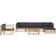 vidaXL 3058200 Loungeset, 1 Bord inkl. 1 Stolar & 4 Soffor